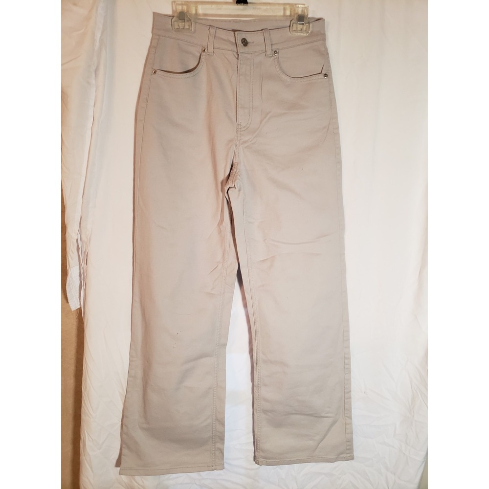 Women's Divided By H&M Light Gray Wide Leg Jeans Size 8